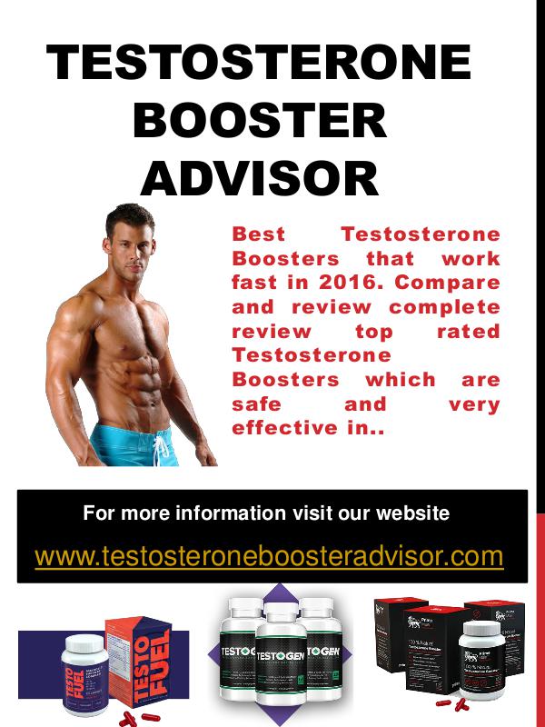 Best Testosterone Booster - Safe to Use Best Testosterone Booster