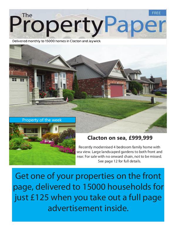 The property paper Sample edition, for use when selling advertising