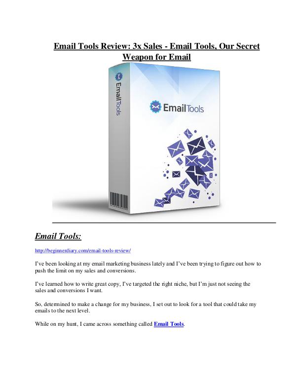 Email Tools Review & HUGE $23800 Bonuses