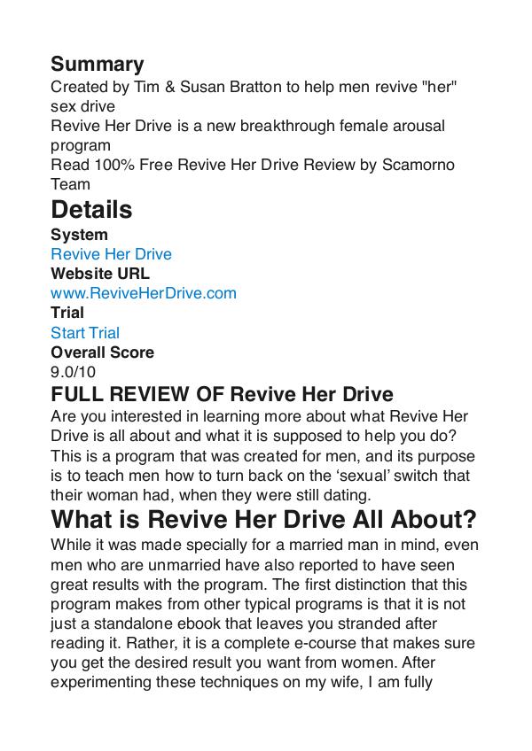Revive Her Drive PDF Review 1 Revive Her Drive Susan Bratton PDF Review 1