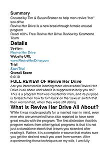 Revive Her Drive PDF Review 1