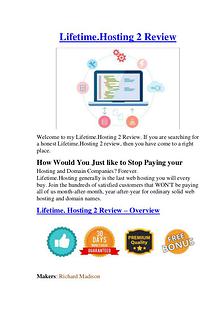 Life-time Hosting 2 Review - The Best Review For You