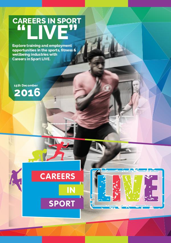 Careers in Sport LIVE event programme