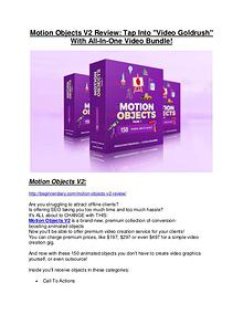 Motion Objects V2 Review & Motion Objects V2 $16,700 bonuses