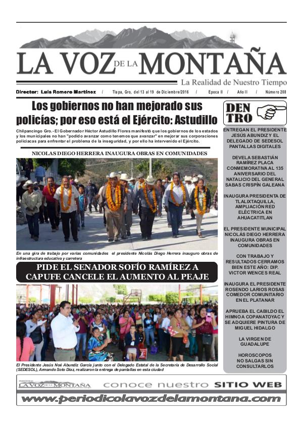 Periódico - La Voz de la Montaña Edición 208