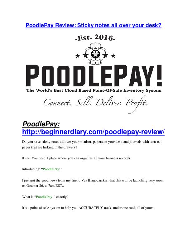 PoodlePay review and $26,900 bonus - AWESOME! PoodlePay review in detail and (FREE) $21400 bonus