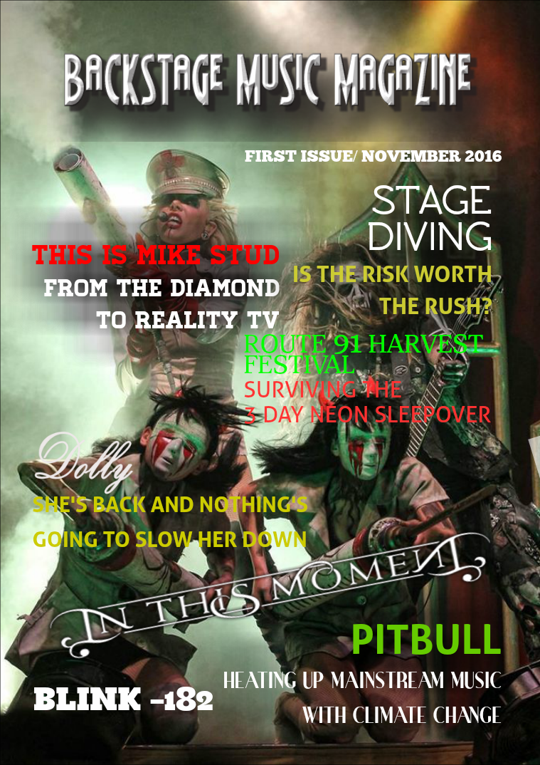 Backstage Music Magazine November 2016 Issue 1