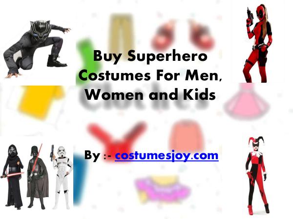 my presentation Buy Superhero Costumes For Men, Women and Kids