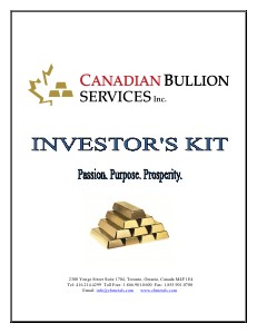 Canadian Bullion Services Investor\'s Kit