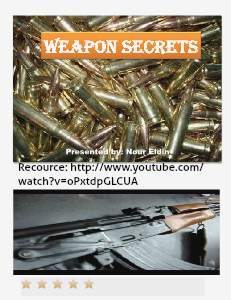 Weapon secrets June, 2013