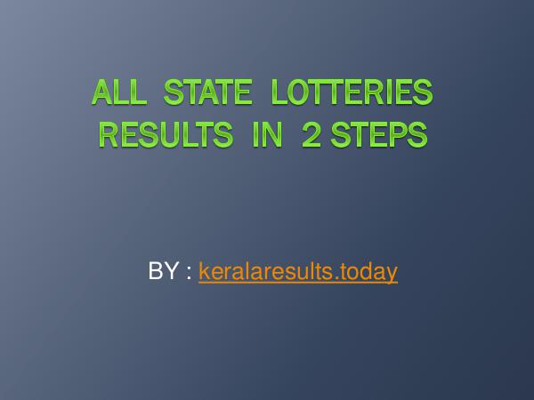 Astrology horoscope All state lotteries Results in 2 steps