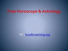 Astrology horoscope