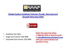 Global Sodium Sulphate Market 2016 Cost, Gross Margin and Demand Anal