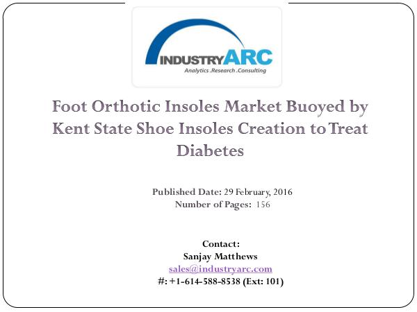 Foot Orthotic Insoles Market | IndustryARC Foot Orthotic Insoles Market Predicts the Sports