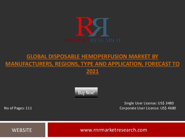 Disposable Hemoperfusion Market Globally Analysed and Forecasted Disposable Hemoperfusion Market