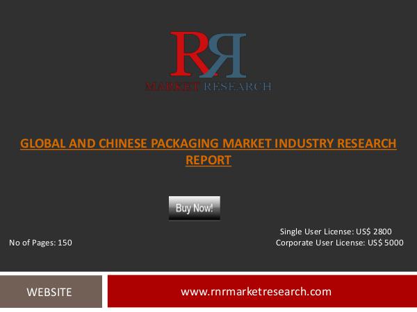 New Report on Packaging Market on Supply and Demand Packaging Industry Report