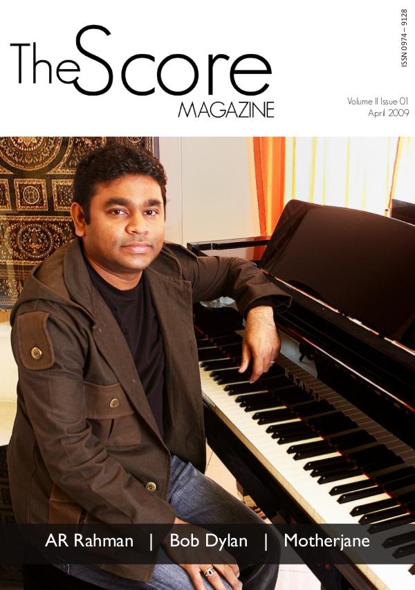 The Score Magazine - Archive April 2009 issue!