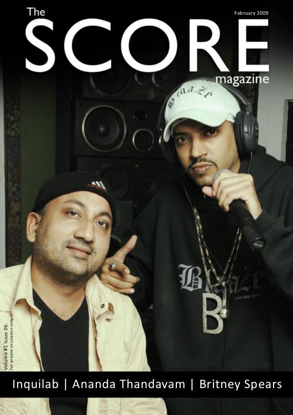 The Score Magazine - Archive February 2009 issue!