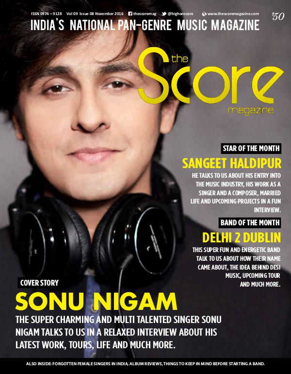 The Score Magazine - Archive November 2016 issue!