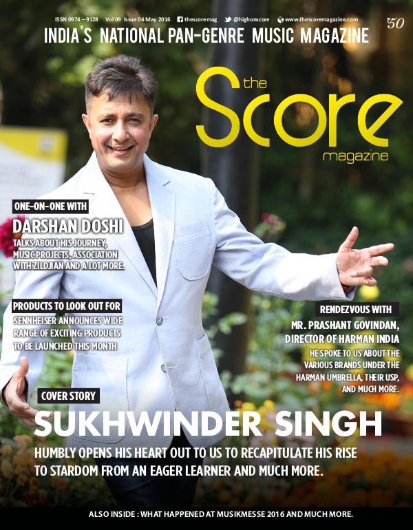 The Score Magazine - Archive May-June 2016 issue!