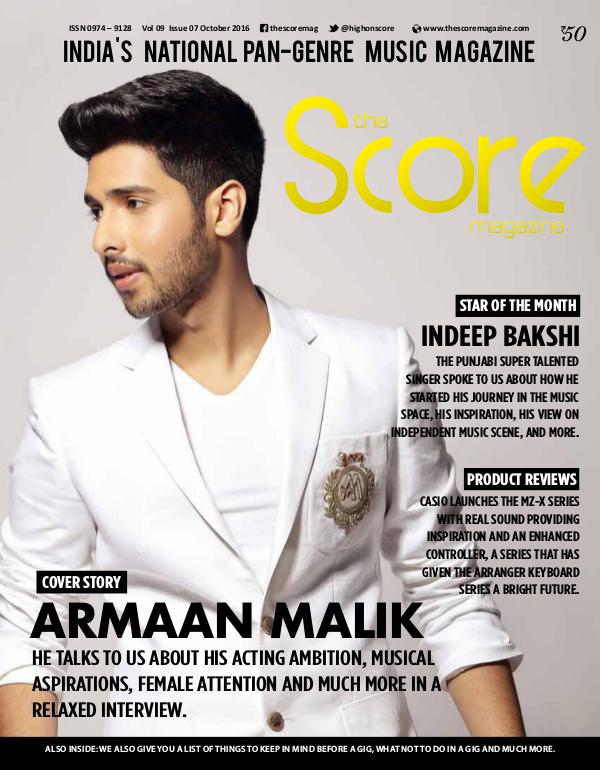 The Score Magazine - Archive October 2016 issue!