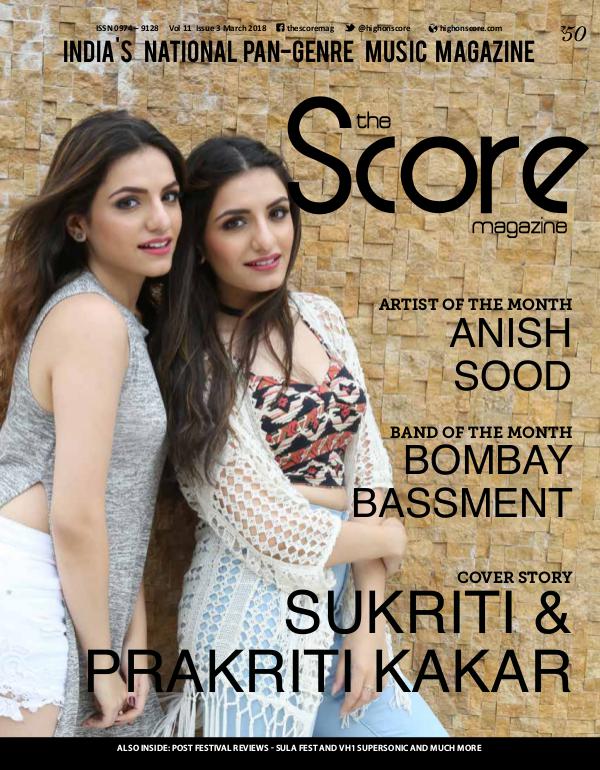 The Score Magazine March 2018 issue!