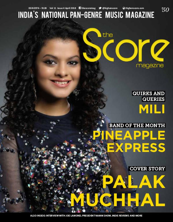 The Score Magazine April 2018 issue!