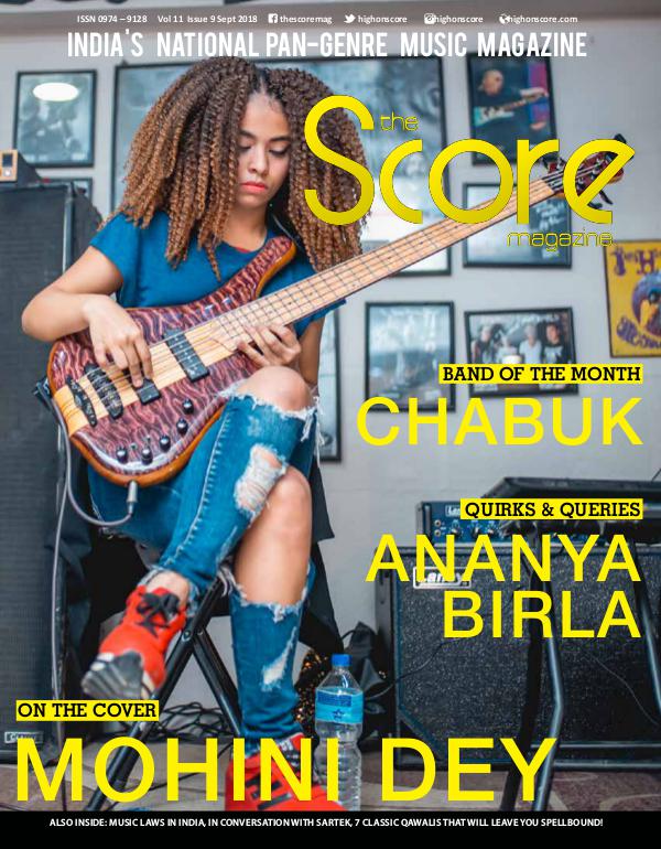 The Score Magazine Sept 2018