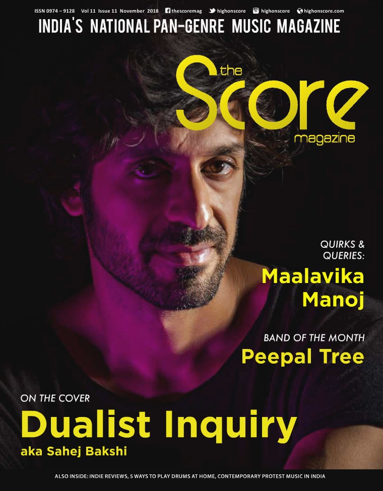 The Score Magazine November 2018 issue!