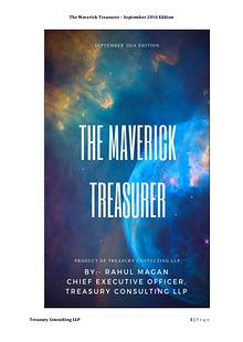 THE MAVERICK TREASURER - SEP 2016
