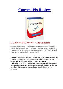 ConvertPix Review & Bonus - Why Should You Buy It?