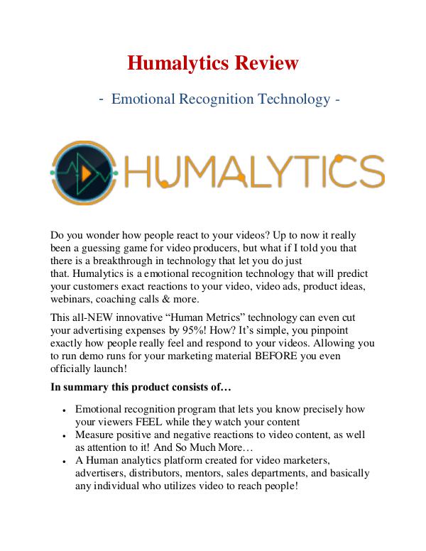 Best Humalytics Review & Bonus - Why Should You Buy It?