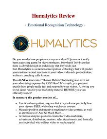 Best Humalytics Review