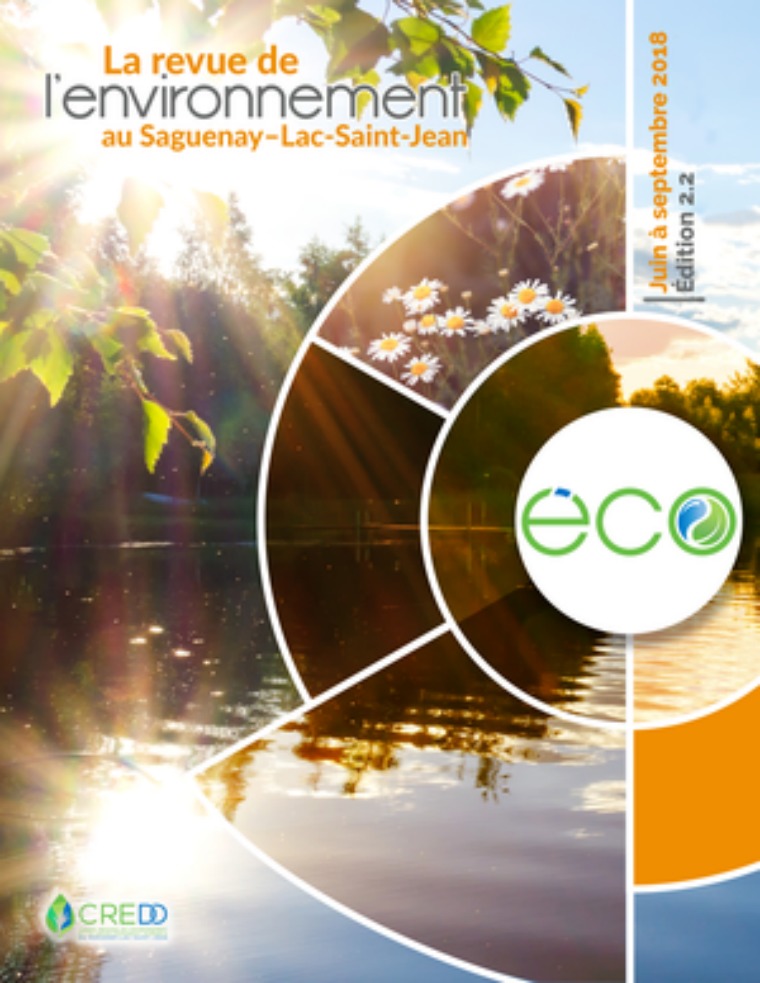 L'ÉCO, la revue de l'environnement du Saguenay Lac-saint-Jean Été 2018 - Édition spécial eau