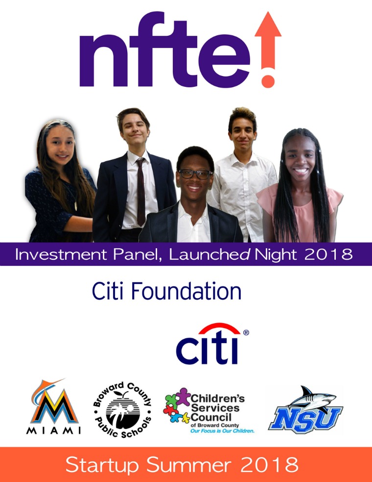 NFTE SUS Investment Panel NFTE Florida 2018 Investment Panel