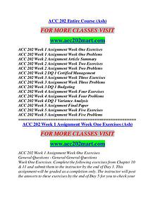ACC 202 MART Education  Terms/acc202mart.com