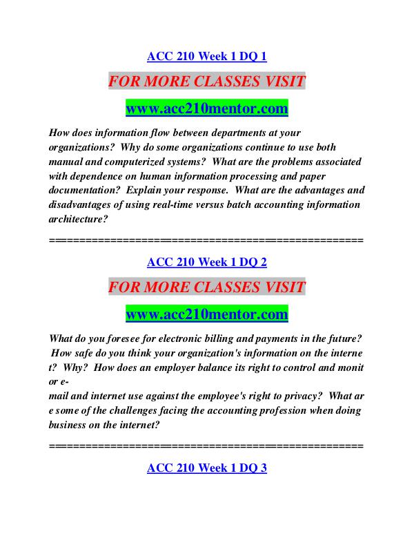 ACC 210 MENTOR Education  Terms/acc210mentor.com ACC 210 MENTOR Education  Terms/acc210mentor.com