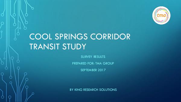 Cool Springs Corridor Study Cool+Springs+Corridor+Transit+Study+REPORT+21Sep20