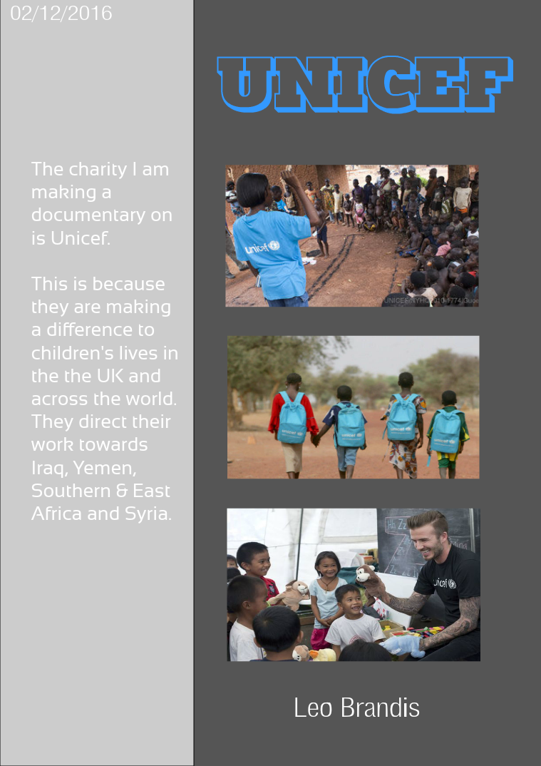Unicef - Charity Documentary Information