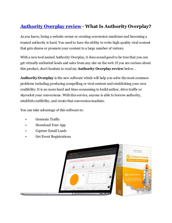 Authority Overplay Review-$32,400 bonus & discount