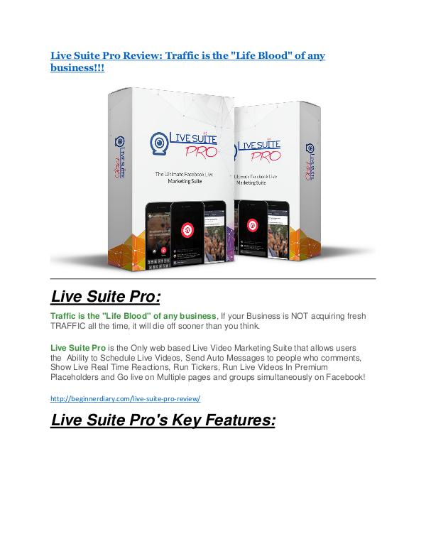 Live Suite Pro Review & GIANT Bonus