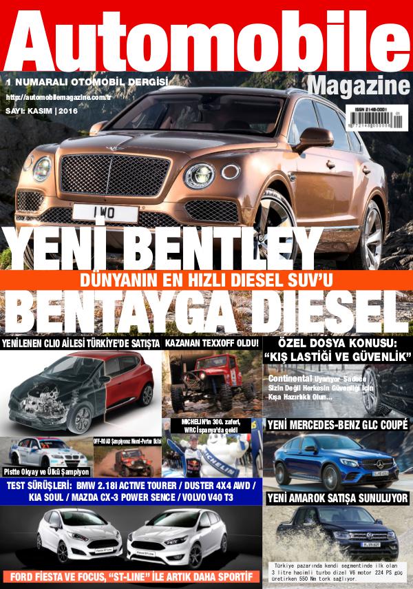 Automobile Magazine KASIM 2016