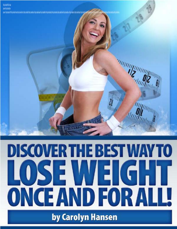 Carolyn Hansen Weight Loss EBook PDF Download Carolyn Hansen The Weight Loss Motivation Bible Fo