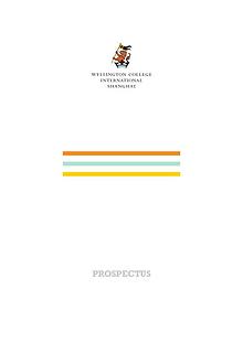 Wellington College International Shanghai Prospectus