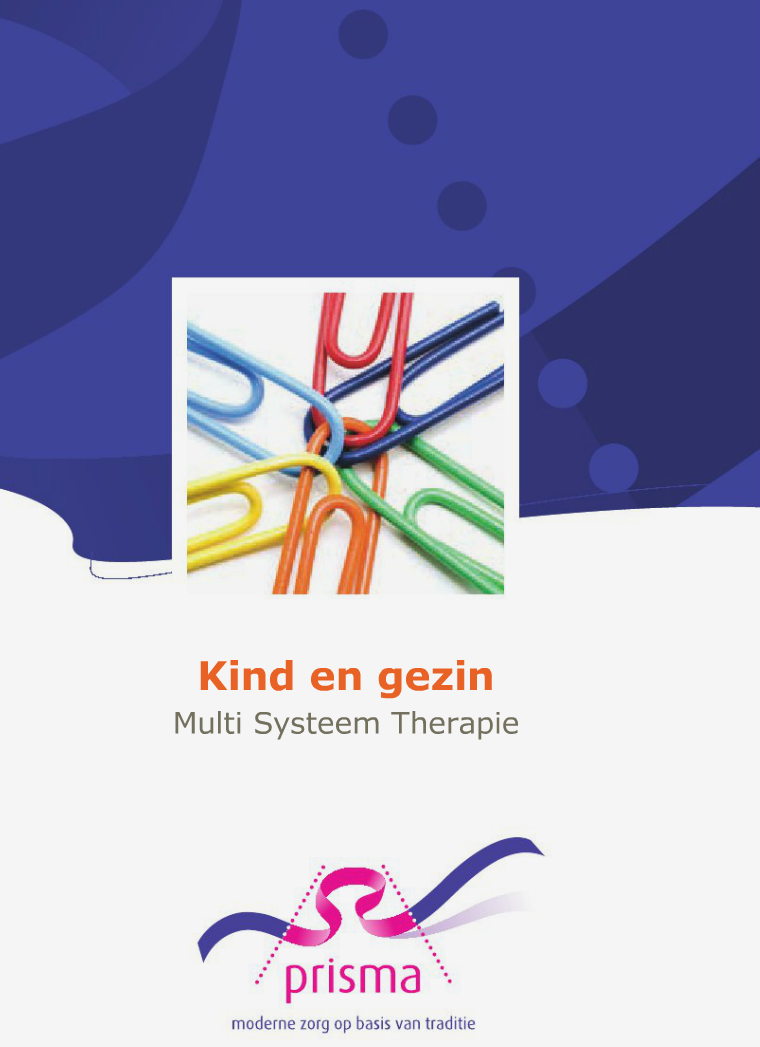 Brochures Kind en Gezin - Multi Systeem Therapie (MST)