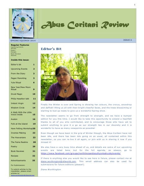 Abus Coritani Review Spring 2014 vol 6
