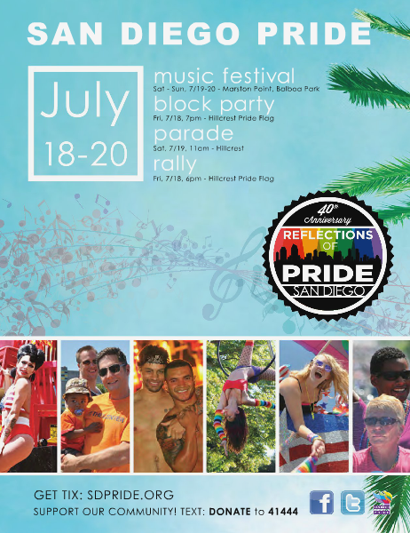 San Diego LGBT Pride Official Souvenir Guide 2014