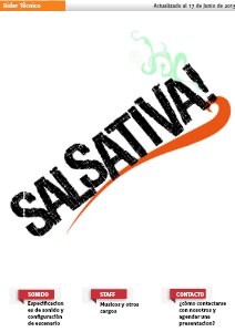 Technical Rider SALSATIVA 2013