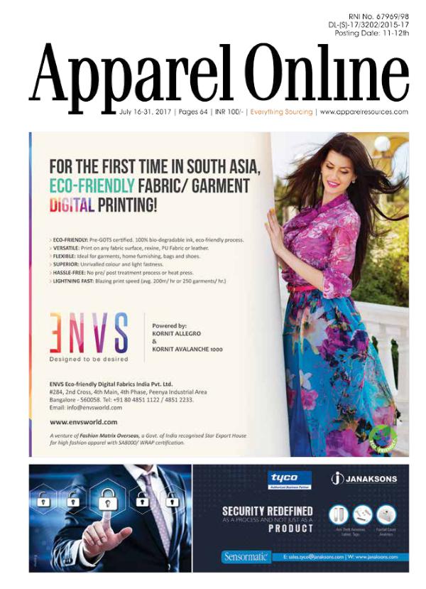 Apparel Online India 16-31 July' 17