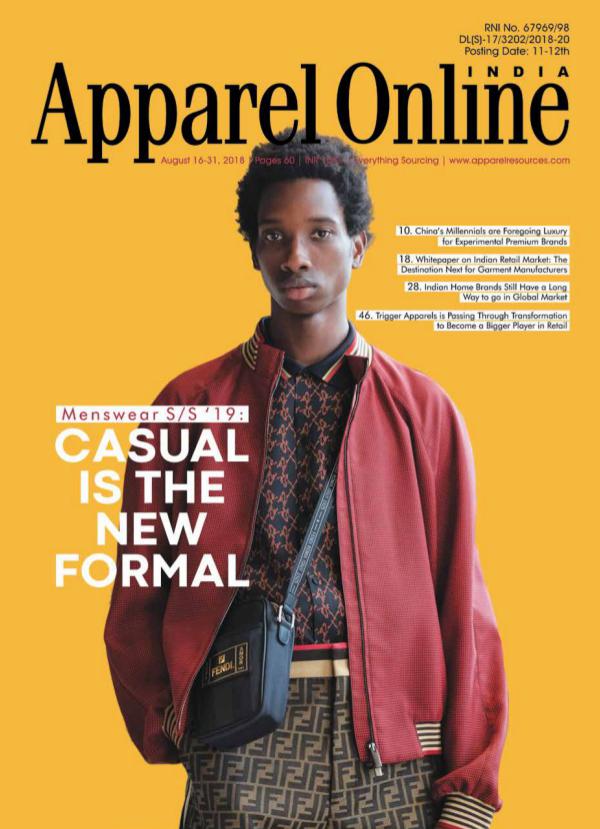 Apparel Online India Magazine August 2nd Issue 2018